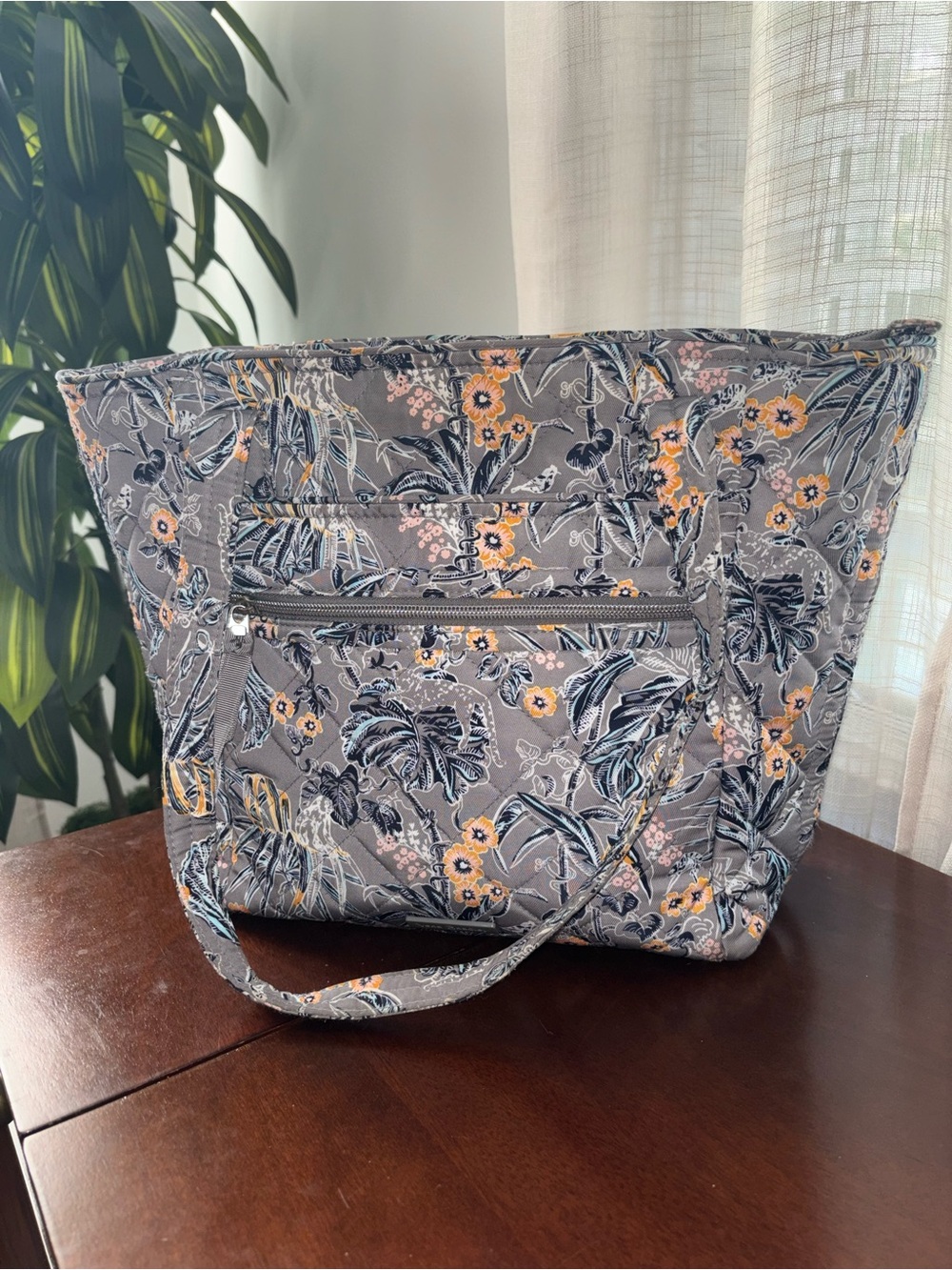 Vera Bradley Floral Quilted Tote Bag